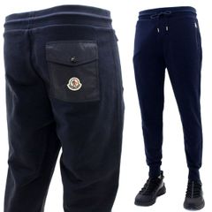 18 MONCLER モンクレール 8H00007 809KR ネイビー スウェットパンツ カジュアルパンツ ジョガーパンツ