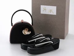 紗織　草履バッグセット　Ｌサイズ　新品 楽天市場】紗織 草履バッグセット 亀甲松柄 Lサイズ 22.0～23.5