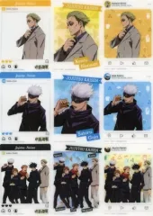 【中古】キャラカード 七海建人＆五条悟＆集合 SNS風カード9枚セットB 「呪術廻戦×ローソン」 Loppi・HMV＆BOOKS online限定