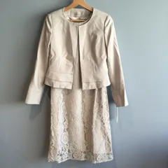 Gvasalia ヴァザリア ワンピース セットアップ ジャケット ベージュ レース タグ付き