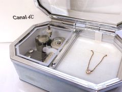 【714】 カナル4℃ 美女と野獣のテーマ シルバー ネックレス オルゴール付き Canal 4℃ SILVER ブランドネックレス カナルヨンドシー