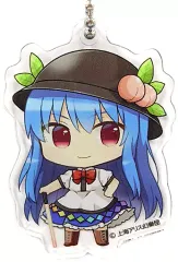 【中古】雑貨 比那名居天子 「東方Project×アトレ秋葉原 博麗神社～春祭り2021 アクリルキーホルダー 幻想郷SDコレクション2-E バイオレット」