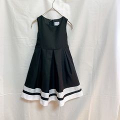 美品 Catherine Cottage キャサリンコテージ 女の子 子供用ドレス  ワンピース 120㎝  リボン ブラック ホワイト