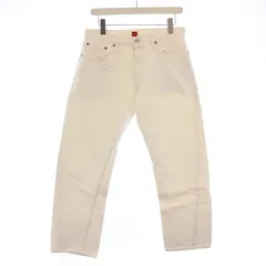 リゾルト RESOLUTE 10th Anniversary デニムパンツ ジーンズ ボタンフライ ロゴパッチ W33 L32 白 ホワイト AA711 /BBのサムネイル
