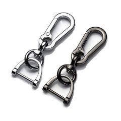 【人気商品】[Keepfine] キーホルダー カラビナフック Dリングキーチェーン 脱落紛失防止 取付分解簡単なキークリップ 車 自転車 バイク用高級おしゃれキーリング メンズ レディース 高級キーケース プレゼント ギフト