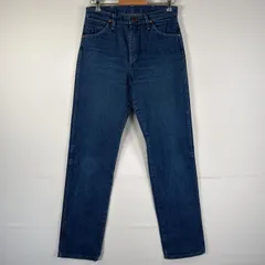 古着 90's/90年代 ラングラー Wrangler デニムパンツ ブルーデニム ジーンズ ジーパン テーパード ロング  w31 L34 インディゴブルー メンズ