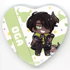 【中古】バッジ・ピンズ 荒咬オウガ 「バーチャルYouTuber ホロスターズ＆UPROAR!! イチ推しトーク! in harevutai トレーディング缶バッジ」