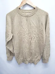 ◇ ⊇ ◎ ●未使用● coen コーエン タグ付き コットン混 長袖 ニット セーター サイズS ベージュ メンズ E  【1506110012630】