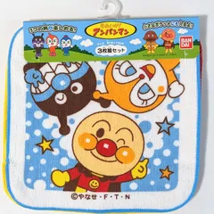 アンパンマン ミニタオルハンカチ ３枚セット