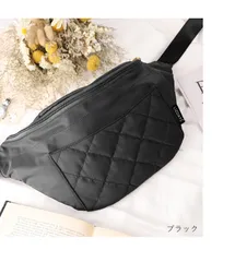 ボディバッグ ウエストバッグ ウエストポーチ ナイロン 撥水 LIZDAYS リズデイズ ブラック F
