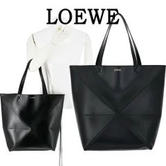 ロエベ バッグ トート LOEWE PUZZLE FOLD TOTE XL B933Q18X01 1100 / 0010896694 パズルフォルド トート XL BLACK ブラック レザー 本革 大容量