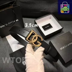 【今日WTO】Dolce & Gabbana ドルチェ & ガッバーナ レザーベルト-1-JKV21
