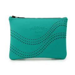 エルメス　ポーチ　ネオバン　マイヨンマラン　黄色　ピンク　緑　グリーン　新品 エルメスポーチネオバンマイヨンマラン黄色ピンク緑グリーン新品