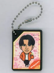 【中古】キーホルダー 海沼流星(BALLISTIK BOYZ) スクエアラバーキーホルダー 2023 桜 ver. EXILE TRIBE STATION オンラインカプセル景品