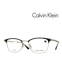 【Calvin Klein】　カルバンクライン　メガネフレーム　CK24107LB　711　マットブラック・ゴールド　国内正規品