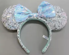 【中古】アクセサリー(非金属) ミニーマウス(スパンコール/ライトブルー) カチューシャ 「ディズニー」 東京ディズニーリゾート限定