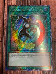 遊戯王　 英語版 強制転移 プラチナシークレットレア