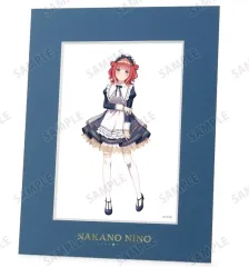 【中古】紙製ボード・プレート 中野二乃 描き下ろし 星空メイドver. キャラファインマット 「五等分の花嫁∽ POP UP SHOP in AMNIBUS STORE」