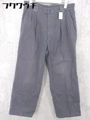 ◇ ◎ GREENCLUBS グリーンクラブ タック スラックス パンツ サイズ82 ダークグレー系 メンズ 【中古】 【1002802406447】のサムネイル