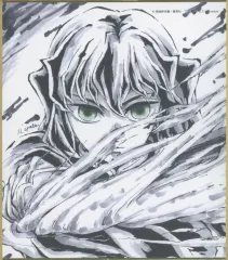 【中古】紙製品 時透無一郎(作：緒方美枝子) 「WEBSHOPくじ 鬼滅の刃 刀鍛冶の里編 放送開始一周年記念 複製ミニ色紙 第一弾」