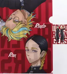 【中古】クリアファイル 灰谷蘭＆灰谷竜胆 A4クリアファイル＆ステッカー 「一番くじ 東京リベンジャーズ 天竺編」 F賞