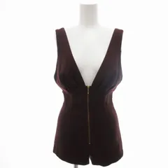 スナイデル SNIDEL サロペット ショート オールインワン 0 S ワインレッド /UD