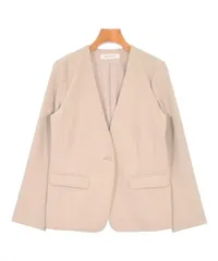 NATURAL BEAUTY BASIC ノーカラージャケット レディース 【古着】【中古】【送料無料】