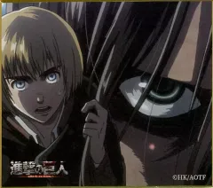 【中古】紙製品 エレン巨人＆アルミン ミニ色紙 「くじ引き堂 進撃の巨人 オンラインくじ Break of Dawn」 D-3賞