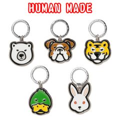 【新品】HUMAN MADE キーホルダー ヒューマンメイド ANIMAL HEAD KEYRING 動物 キーリング プレゼント アクセサリー メンズ レディース ユニセックス