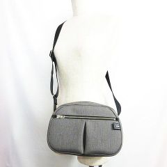 美品 PORTER GIRL ポーターガール URBAN アーバン ショルダーバッグ S 斜め掛け クロスボディ グレー 鞄 吉田カバン レディース D148LF