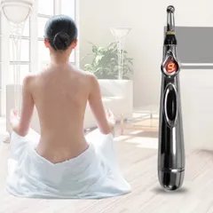 電子 マッサージ 鍼 ペン 肩こり 美容 ツボ押し アタッチメントのサムネイル