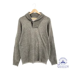 ☆美品☆ GLOBAL WORK グローバルワーク トップス ニット 襟付き 綺麗め 長袖 レディース グレー M アクリル ナイロン 綿 ナイロン 901-5843 送料無料 古着