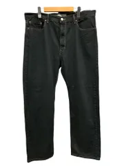 Levi’s (リーバイス) 505 REGULAR FIT レギュラー フィット 後染め ブラック デニム ジーンズ メキシコ製 W38 L30 黒 メンズ/025