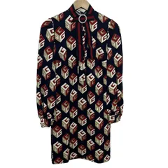 極美品✨グッチ　ロング丈　ワンピース　シェリーライン　パール　GG  140cm 極美品✨グッチロング丈ワンピースシェリーラインパールGG 140cm