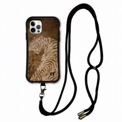 [iPhone12 Mini] 스마트 폰 숄더 포함 iPhone16 i-coron 케이스 아이폰 15 Pro Plus Pro Max 14 13 12 스마트 폰 케이스 숄더 타입 후면 보호 내충격 호랑이 타이거 그런지 남성