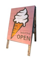 ソフトクリーム看板