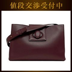 カルティエ ショルダーバッグ ボルドー マスト 美品 レザー 中古