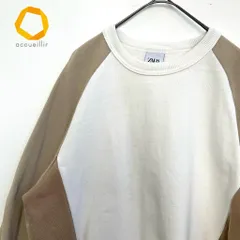 ZARA バイカラー ラグラン スエット スウェット 775333★のサムネイル