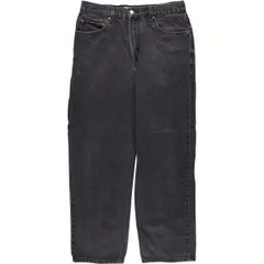 古着 00年代 リーバイス Levi's 505 REGULAR FIT ブラックデニム テーパードデニムパンツ メンズw32相当/eaa535055