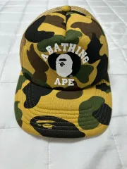 A BATHING APE 59FIFTY カモフラージュキャップ A BATHING APE アベイシングエイプ カモフラ ベイプスター