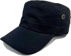 SIDE TRIP オリジナル ワークキャップ 大きい 無地 コットン 深め メンズ レディース 帽子 UVカット サイズ調節 通気性 旅行 アウトドア 作業用(ブラック,  61.0 cm)