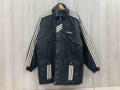 adidas ベンチコート 90s adidas 中綿ナイロン ブラック Lサイズ
