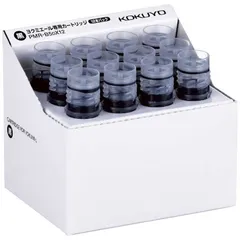 【 新品 未開封 】 コクヨ 直液式ホワイトボード用マーカー ヨクミエール専用カートリッジ黒12本 PMR-B5DX12 未使用 送料無料