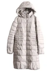 【お得なクーポン配布中!】 US企画 ノースフェイス ロング ダウン コート レディース S 古着 The North Face ジャケット 550フィル ナイロン パーカー キルティング 灰