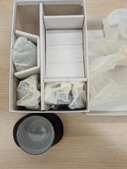 丹山窯 京草花茶托付煎茶揃 ５枚セット 特選陶器