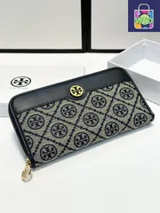 【今日特価】Tory Burch トリーバーチ シングルジッパー財布 オリジナル素材×高品質レザー、シンプル?尚デザイン
