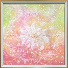 絵画 油彩画 少女 茅原佳介 「花」 - メルカリ