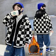 ボアジャケット キッズ 男の子 子供 こども フード付きコート アウター ジュニア ボーイズ 子供用 防寒 トップス 長袖 ふわふわ かわいい ブルゾン 暖かい もこもこ 軽量 通学 通園 秋冬 寒さ対策 CvBZ287