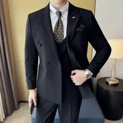 種類6：L50 1/C：ダークブラウンスリーピースス メンズ ファッション 服 用 オシャレ シンプル 大人 かっこいい 大きいサイズ ストリート 紳士服 スリーピース スーツ ビジネス カジュアル フォーマルウェア ストライプ スリム スーツ