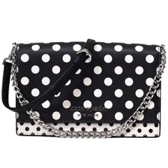 ケイトスペード バッグ katespade レザー キャメロン ピクチャー ドット 水玉 コンバーチブル クロスボディー 3way 斜めがけ ショルダー チェーン クラッチ ハンドバッグ マルチ WKRU6986